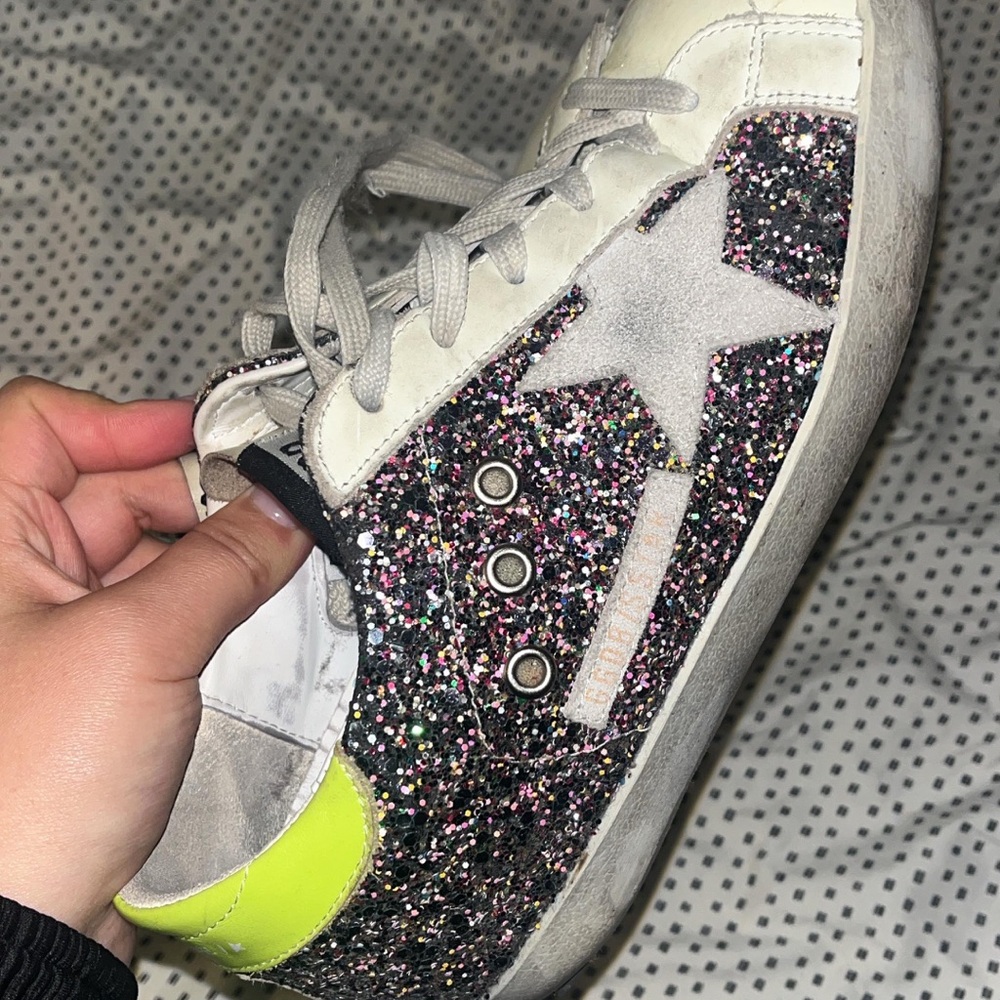 Golden Goose Glitter Star Sneakers - Picture 2 of 8